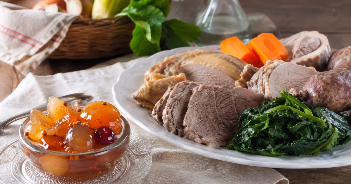 Salsa mostarda tradizionale per bollito