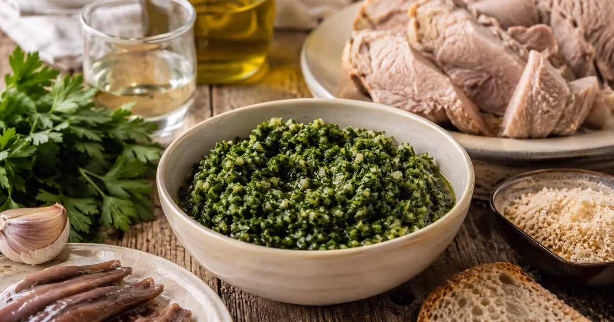 Salsa Verde Piemontese Tradizionale (Bagnet Verd)
