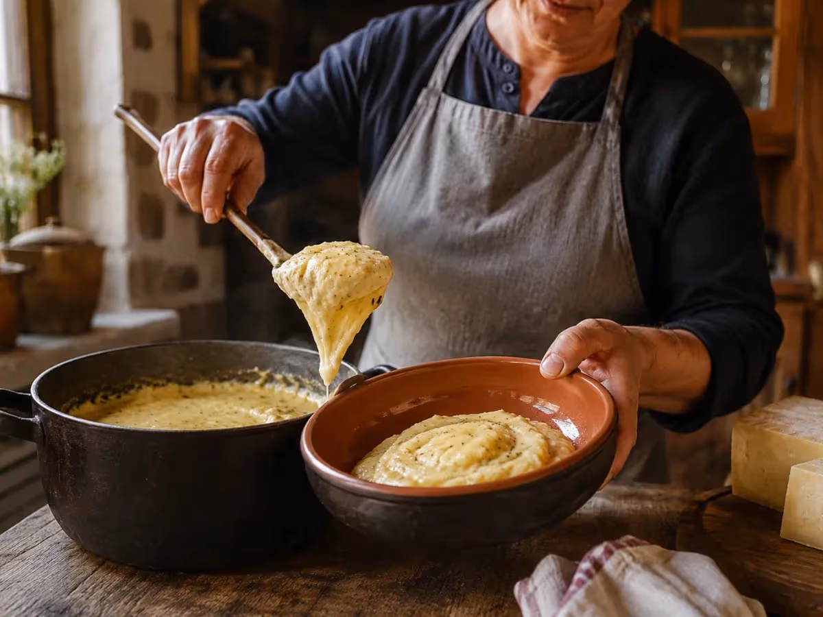 Polenta concia valdostana 9